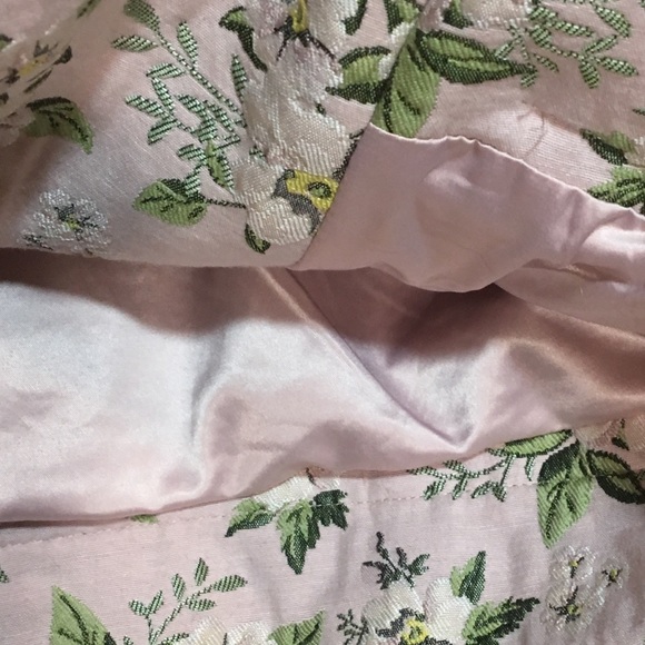 Light Pink Floral Knit Moto Style Jacket S - Picture 7 of 8